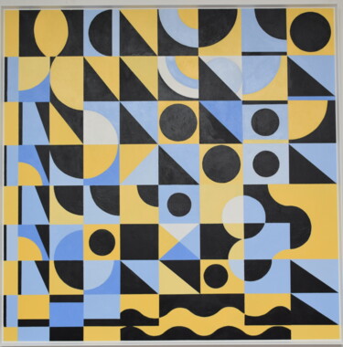 Painting titled "Le machaon" by Eloi Camus, Original Artwork, Acrylic Mounted on Wood Panel