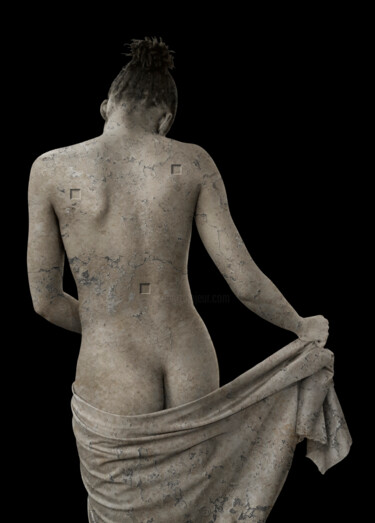 Arts numériques intitulée "The Bath II" par Georges Dumas, Œuvre d'art originale, Photographie manipulée Monté sur Châssis e…