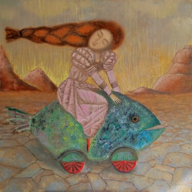 original painting oil on canvas artwork by artist 绘画 标题为“original painting o…” 由Julia Ozerova, 原创艺术品, 油 安装在木质担架架上
