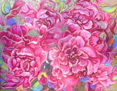 绘画 标题为“Large Abstract Flow…” 由Svetlana Sindere, 原创艺术品, 油 安装在木质担架架上
