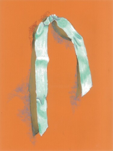 Desenho intitulada "Knotted Three" por Kristine Facchetti, Obras de arte originais, Pastel