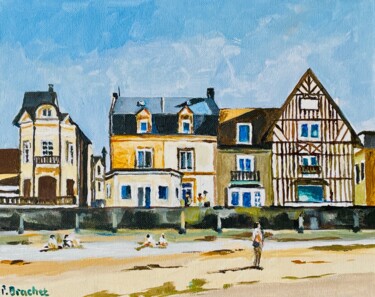 Peinture intitulée "Saint-Aubin - 1er m…" par Pascal Brachet, Œuvre d'art originale, Acrylique