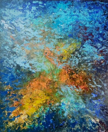 Pittura intitolato "Terre" da Yoan Rimbault, Opera d'arte originale, Acrilico