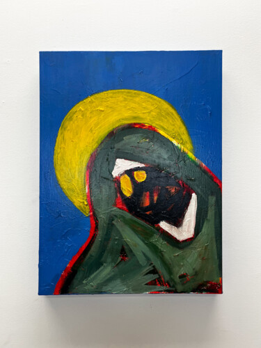 Pintura intitulada "Madonna" por Jaurès Goké, Obras de arte originais, Acrílico