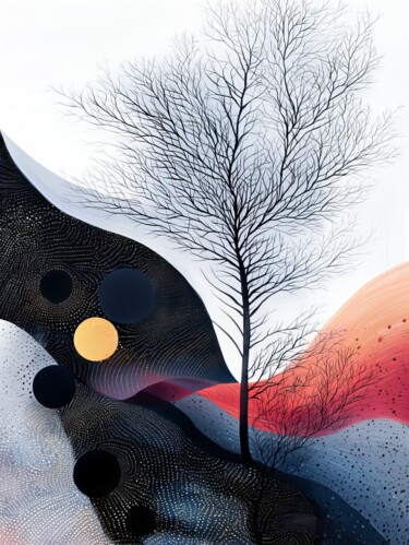 Digital Arts titled "Solitude" by Amanda Moore, Original Artwork, AI generated image