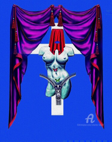 数字艺术 标题为“Salvador Dali Dream…” 由Charles Talkoff, 原创艺术品, 2D数字工作