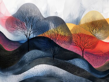 제목이 "Ethereal Vistas"인 디지털 아트 Amanda Moore로, 원작, AI 생성 이미지