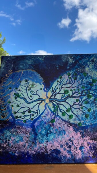 Pintura intitulada "breath of life" por Ulia Zaklikovskaa, Obras de arte originais, Acrílico