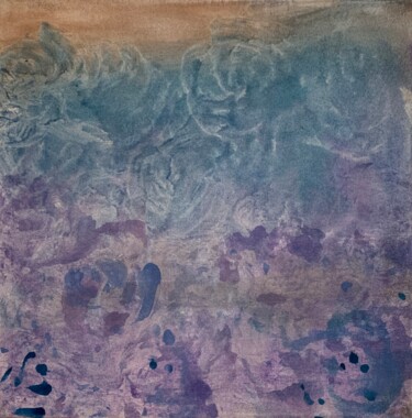Waiting for the summer - Abstract Blurry Floral Pittura intitolato "Waiting for the sum…" da Krist Sergeeva, Opera d'arte originale, Acrilico