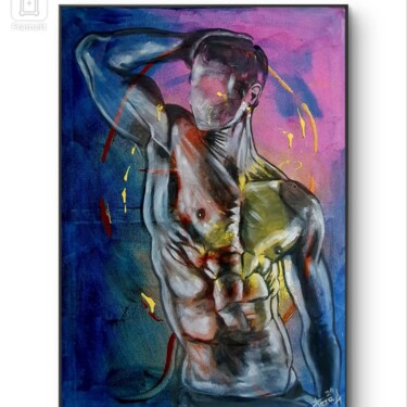 Finally you will find your Peace 绘画 标题为“Finally you will fi…” 由Rezaart, 原创艺术品, 丙烯