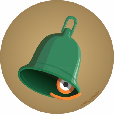 Arte digitale intitolato "bell claper glance" da Ojolo - Abel García, Opera d'arte originale, Lavoro digitale 2D