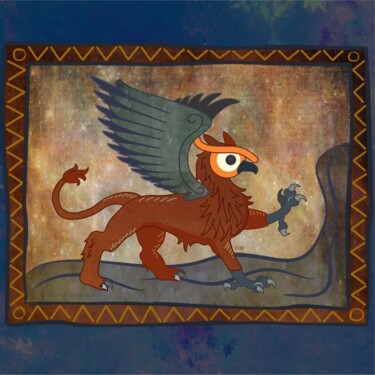 bestiario - grifojo rem "bestiario - grifojo…" başlıklı Dijital Sanat Ojolo - Abel García tarafından, Orijinal sanat, 2D Dijital Çalışma