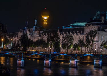 Une nuit avec la vasque olympique "Une nuit avec la va…" başlıklı Fotoğraf Théo Castillon tarafından, Orijinal sanat, Dijital Fotoğrafçılık Alüminyum üzerine…