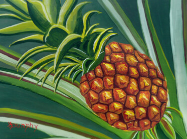 绘画 标题为“Hawaiian Gold” 由Anthony Dunphy, 原创艺术品, 丙烯