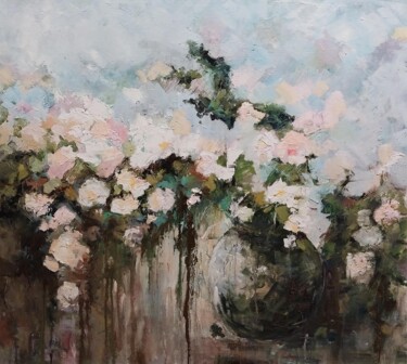 The author's painting "Beautiful magnolias" Painting titled "The author's painti…" by Alexander Davydov, Original Artwork, Oil
