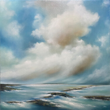 Pittura intitolato "Boundless Skies" da Mullo, Opera d'arte originale, Olio Montato su Telaio per barella in legno