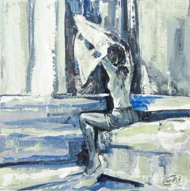 Meeting The Self "Meeting The Self" başlıklı Tablo Artist Gurdish Pannu Punjabi Painting Gallery tarafından, Orijinal sanat, Akrilik