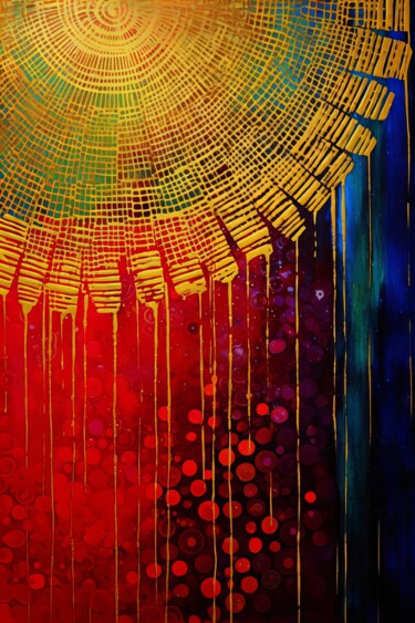 Digital Arts titled "Radiant Horizons" by Amanda Moore, Original Artwork, AI generated image