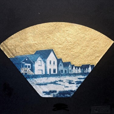 제목이 "cabanes de plage"인 사진 Liberty로, 원작, 시아노타입