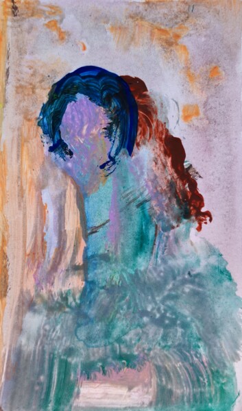 Schilderij getiteld "Mini monumental abs…" door Milto Sideris, Origineel Kunstwerk, Acryl