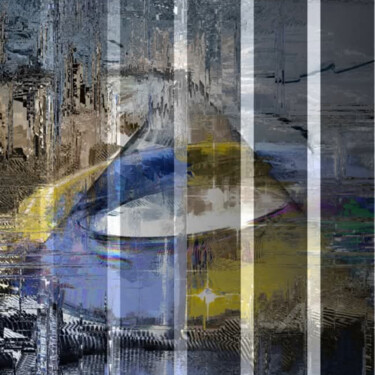 数字艺术 标题为“Жовто Блакить” 由Dima Oliinyk, 原创艺术品, 2D数字工作