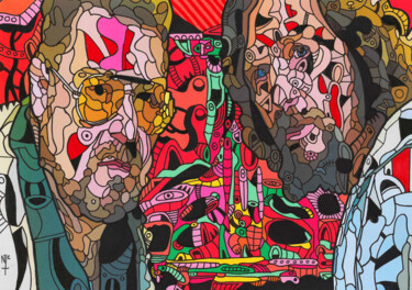 The Big Lebowski Fan art Tekening getiteld "The Big Lebowski Fa…" door Nicholas Price, Origineel Kunstwerk, Inkt