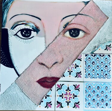 Schilderij getiteld "Possible" door Muberra Karamanoglu, Origineel Kunstwerk, Collages
