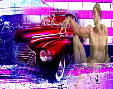 Digital Arts με τίτλο "Adam Drives" από Charles Talkoff, Αυθεντικά έργα τέχνης, Ψηφιακή φωτογραφία