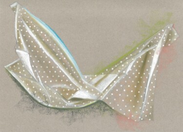 Рисунок под названием "Tulle Two" - Kristine Facchetti, Подлинное произведение искусства, Пастель