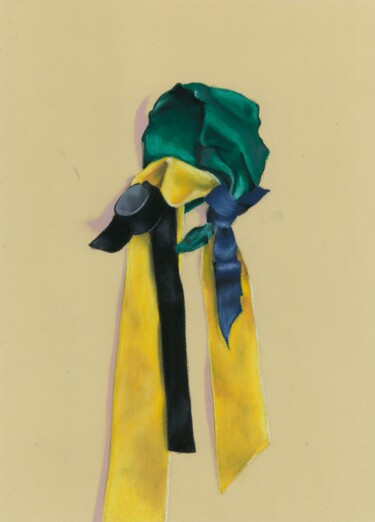 Drawing titled "Quadruple Knotted O…" by Kristine Facchetti, Original Artwork, Pastel