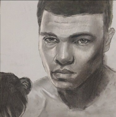 "Ali- "The greatest…" başlıklı Tablo Josh D tarafından, Orijinal sanat, Karakalem
