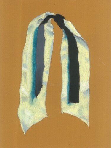 Dessin intitulée "Knotted Four" par Kristine Facchetti, Œuvre d'art originale, Pastel