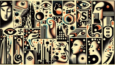 "GRUNGE 030" başlıklı Dijital Sanat Karavix tarafından, Orijinal sanat, AI tarafından oluşturulan görüntü