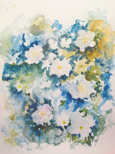 Pittura intitolato "Morning Veil" da Janet L, Opera d'arte originale, Acquarello