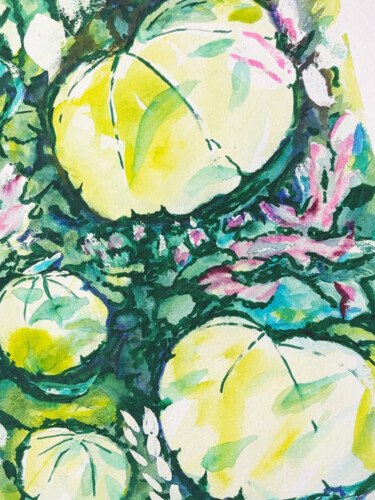 "Garden Shadows" başlıklı Tablo Janet L tarafından, Orijinal sanat, Suluboya