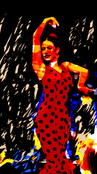 제목이 "Flamenco 5"인 사진 Alfonso García로, 원작, 디지털