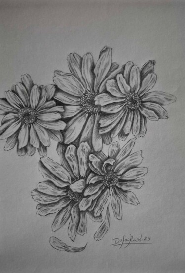 Drawing titled "Un peu, beaucoup …." by Laurence Dufour, Original Artwork, Graphite