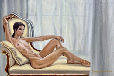 绘画 标题为“Morning glory” 由Nestor Abraham Hernandez Medellin, 原创艺术品, 油