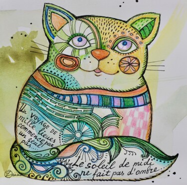 "Proverb chat 1" başlıklı Tablo Oxana Zaika tarafından, Orijinal sanat, Suluboya