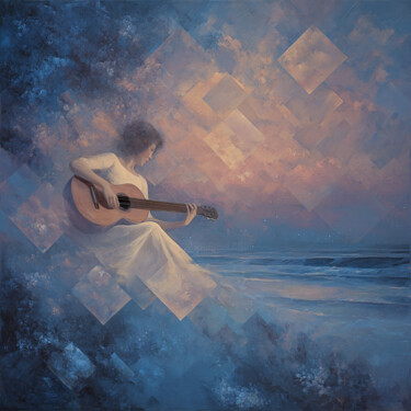 СУМЕРЕЧНЫЕ ГАРМОНИИ Digital Arts titled "СУМЕРЕЧНЫЕ ГАРМОНИИ" by Aleksandr Krivoruchko, Original Artwork, AI generated image