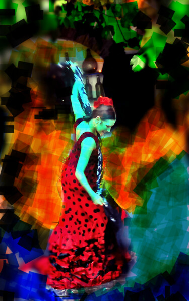 Fotografia intitolato "Flamenco 6" da Alfonso García, Opera d'arte originale, Fotografia digitale