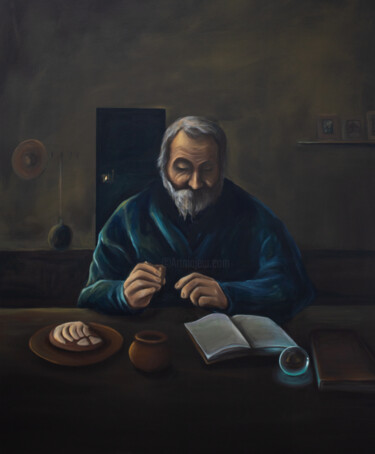 Painting titled "Nunca termina" by Vanesa Castillo, Original Artwork, Acrylic Mounted on Wood Stretcher frame