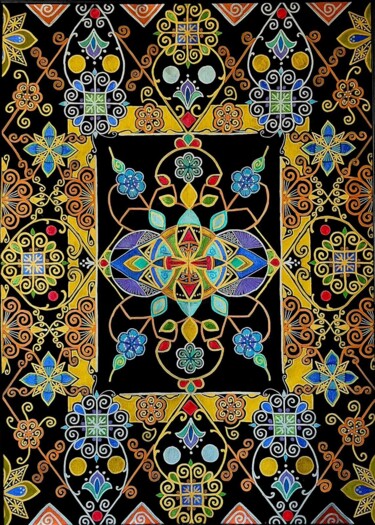 ENTRE REVE ET REVEIL Картина под названием "ENTRE REVE ET REVEIL" - Karima Cresp, Подлинное произведение искусства, Акрил