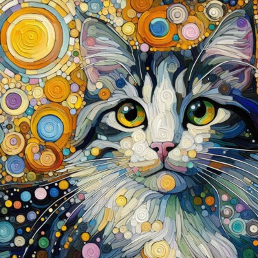 "Chaton" başlıklı Dijital Sanat Tiss Ai Creations tarafından, Orijinal sanat, AI tarafından oluşturulan görüntü