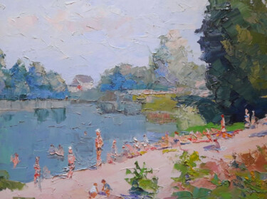 Summer is in Full Swing "Summer is in Full S…" başlıklı Tablo Boris Serdyuk tarafından, Orijinal sanat, Petrol Ahşap Sedye çerçevesi üzerine monte e…