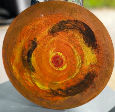 Schilderij getiteld "Mars" door Ulia Zaklikovskaa, Origineel Kunstwerk, Acryl