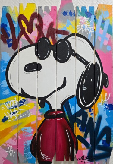 Pintura intitulada "Street Life" por Nacks, Obras de arte originais, Acrílico Montado em Outro painel rígido