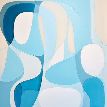 数字艺术 标题为“ABSTRACT PAINTING O…” 由Alena Shnaider, 原创艺术品, 数字油画