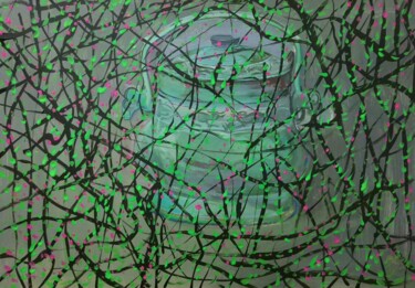 「宝藏」というタイトルの絵画 Jianxing Liによって, オリジナルのアートワーク, アクリル ウッドパネルにマウント