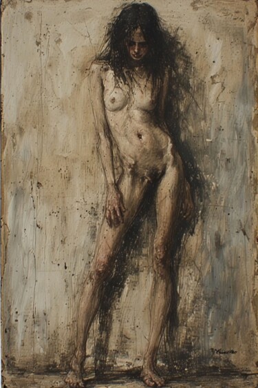 Arts numériques intitulée "Sombres Pensées - 08" par Cosmicphil1, Œuvre d'art originale, Peinture numérique